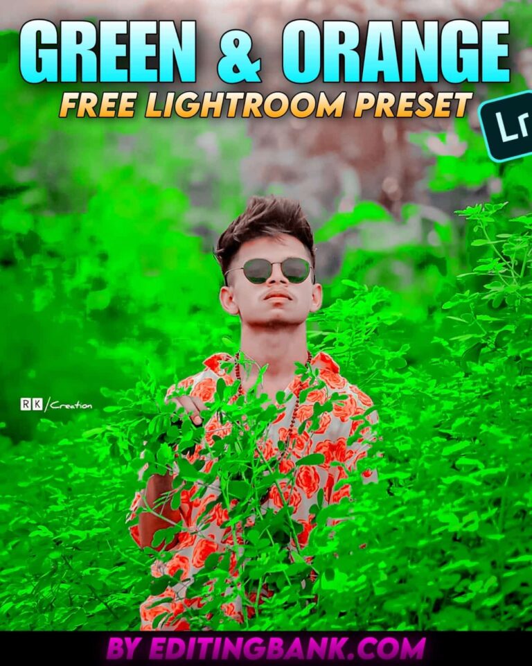 Green and Orange Lightroom Presets
