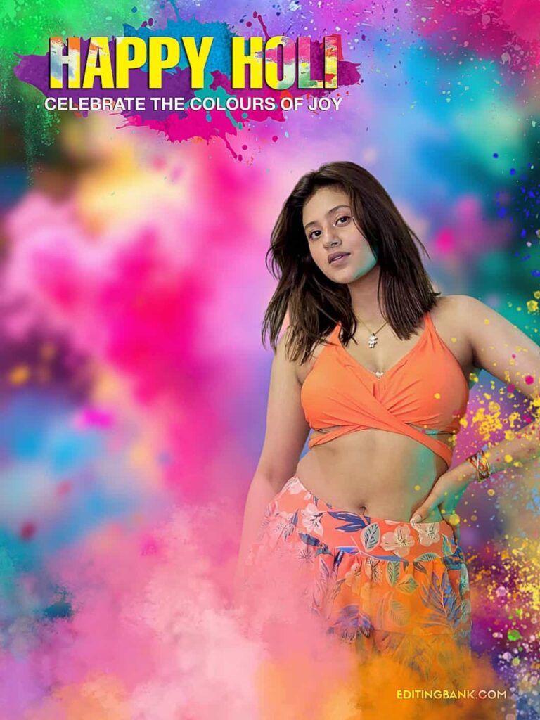 Holi Photo Editing Background
