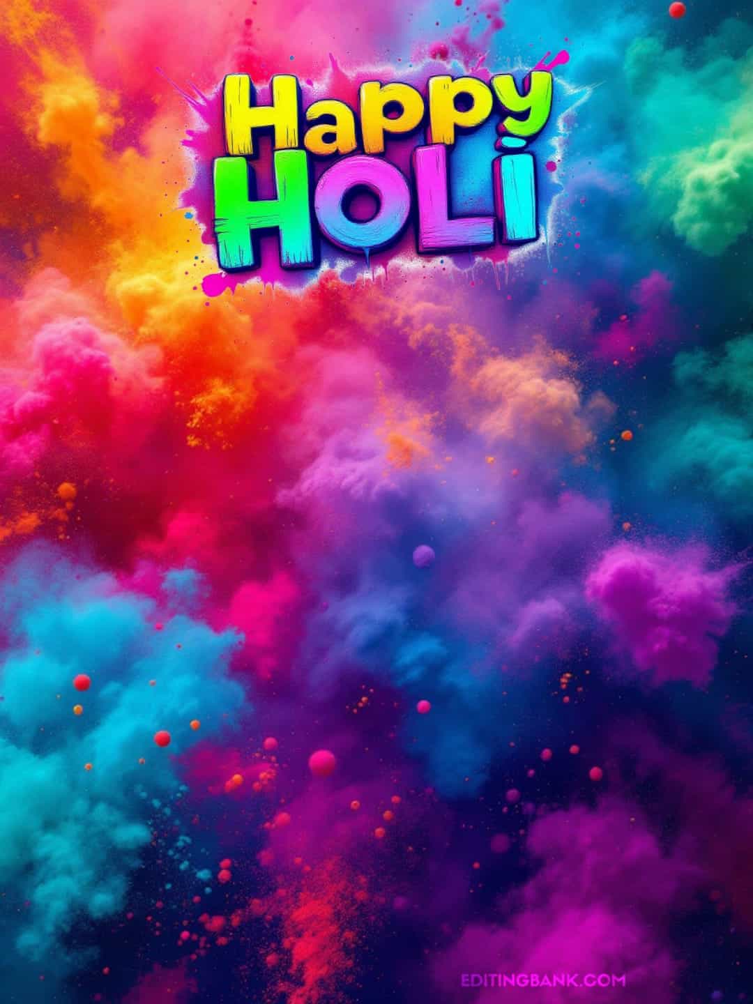 Holi Background Photo Editing