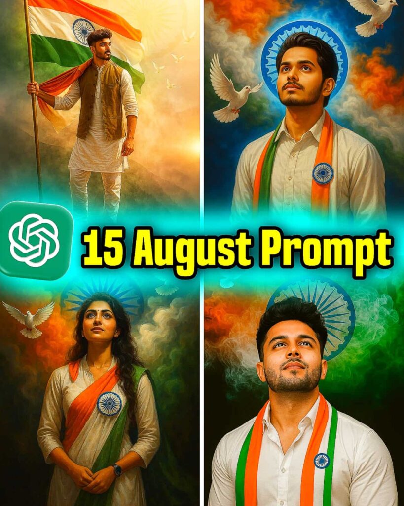15 august Independence Day Chatgpt Photo Editing Prompt