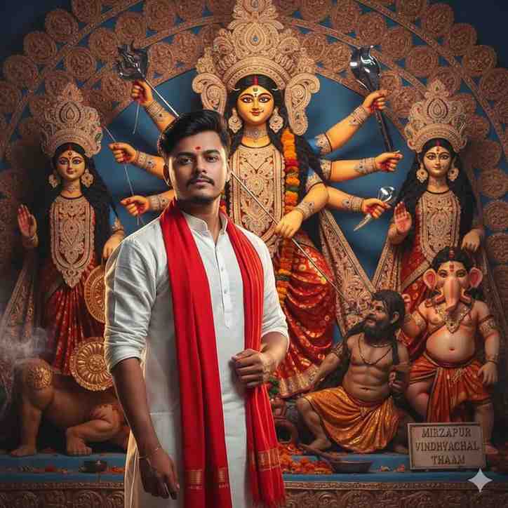 Navratri prompt for gemini boy