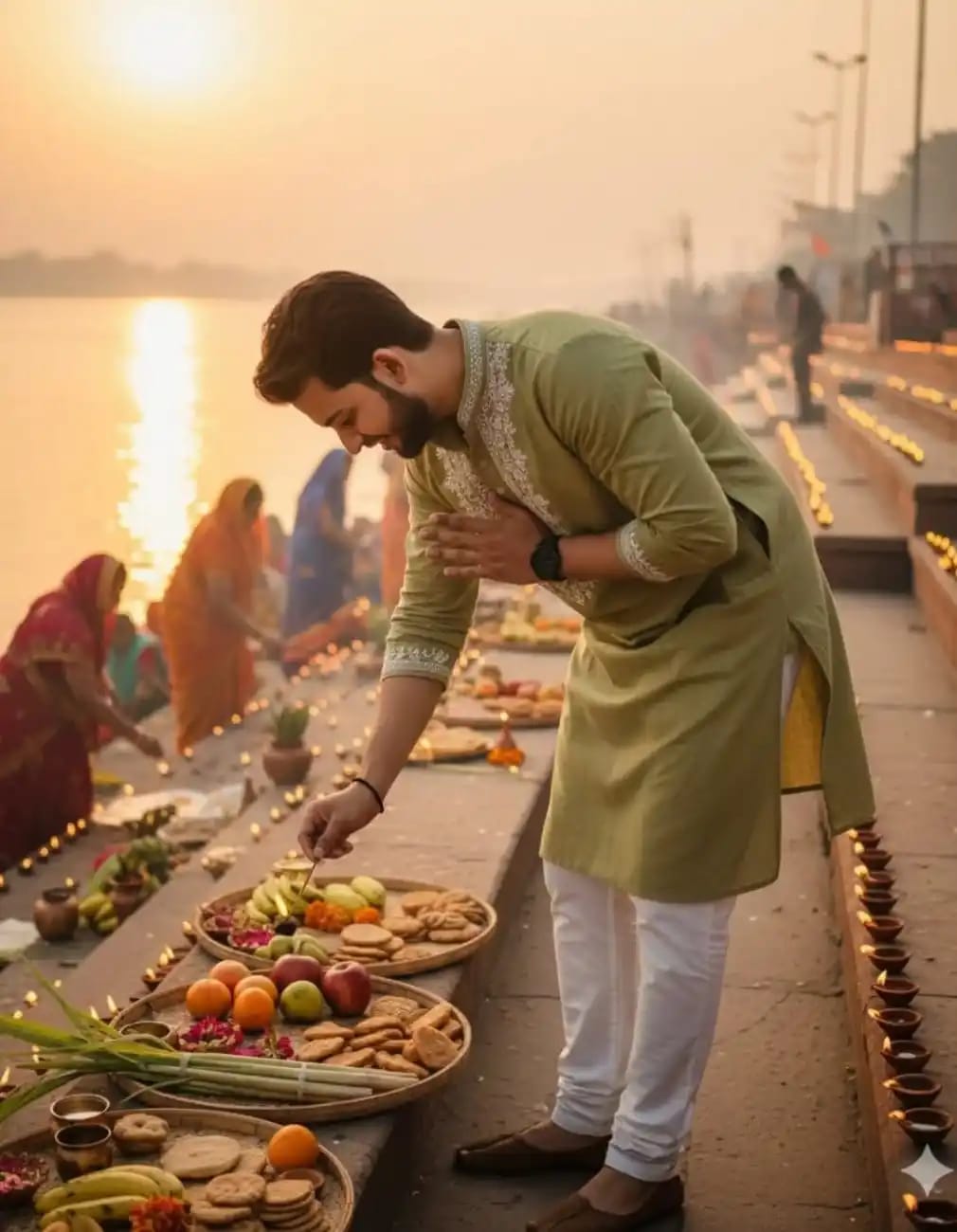 chhath puja photo editing prompts