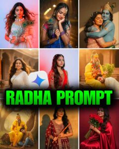 google gemini radha rani look prompt