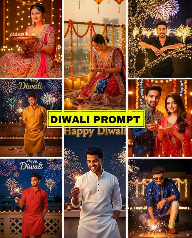 Diwali Gemini Photo Editing Prompt for Boys and Girls