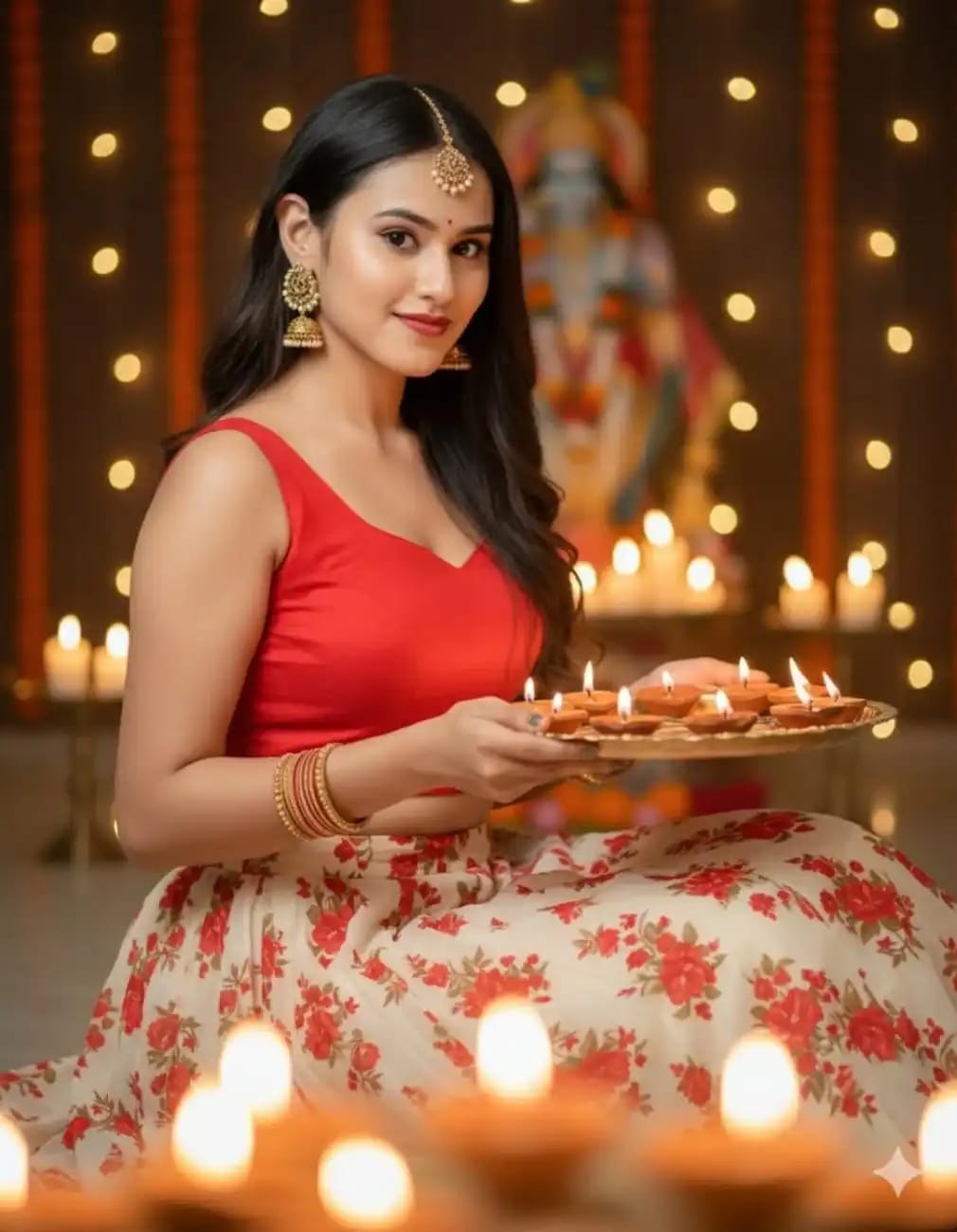 diwali gemini prompt girl