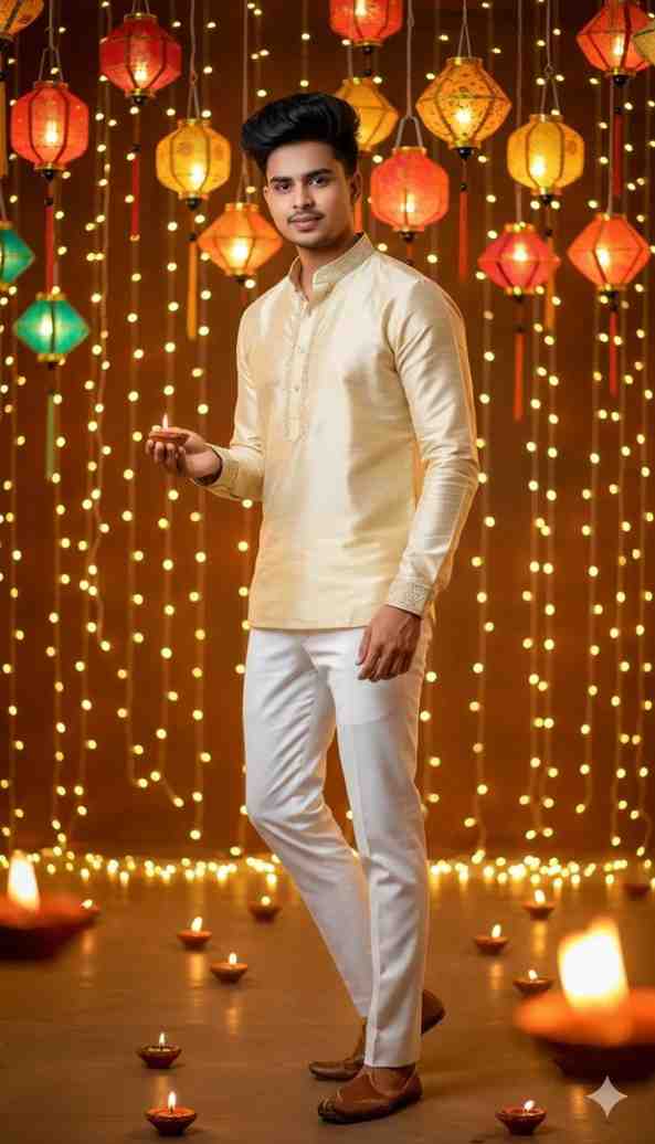 gemini ai diwali photo editing prompt boy