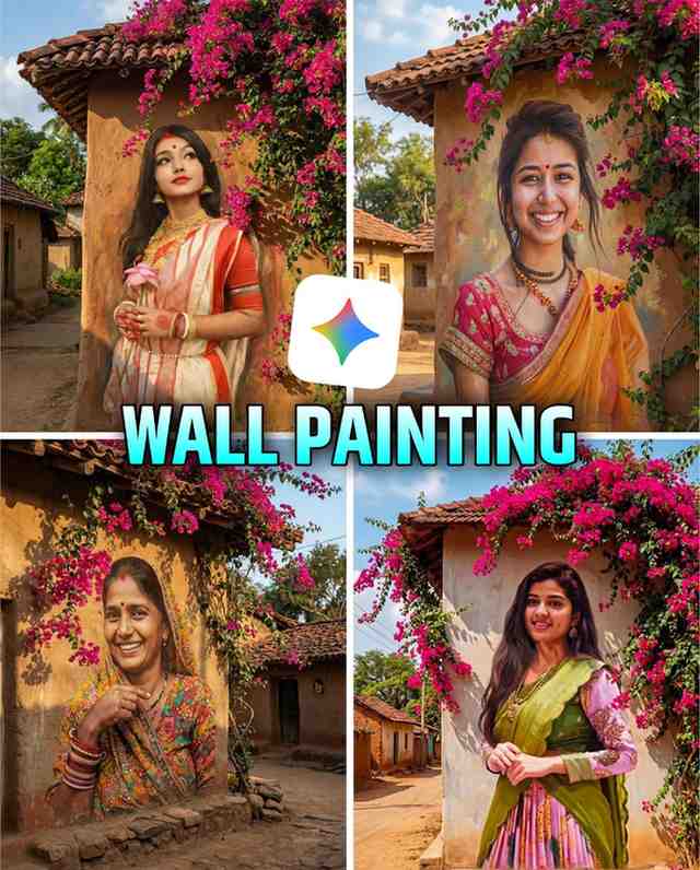 Wall Painting Photo Editing Google Gemini Prompt